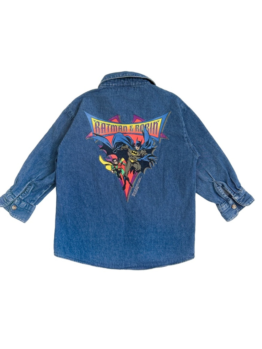 Vintage Batman & Robin Denim Shirt